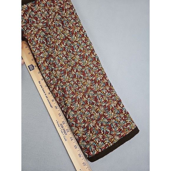 VTG Specially Hand Made by Jean Jacket Size Large Floral Quilted Long Sleeve - Picture 9 of 9